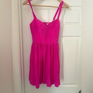 Amanda Uprichard Fuchsia Sleeveless Dress